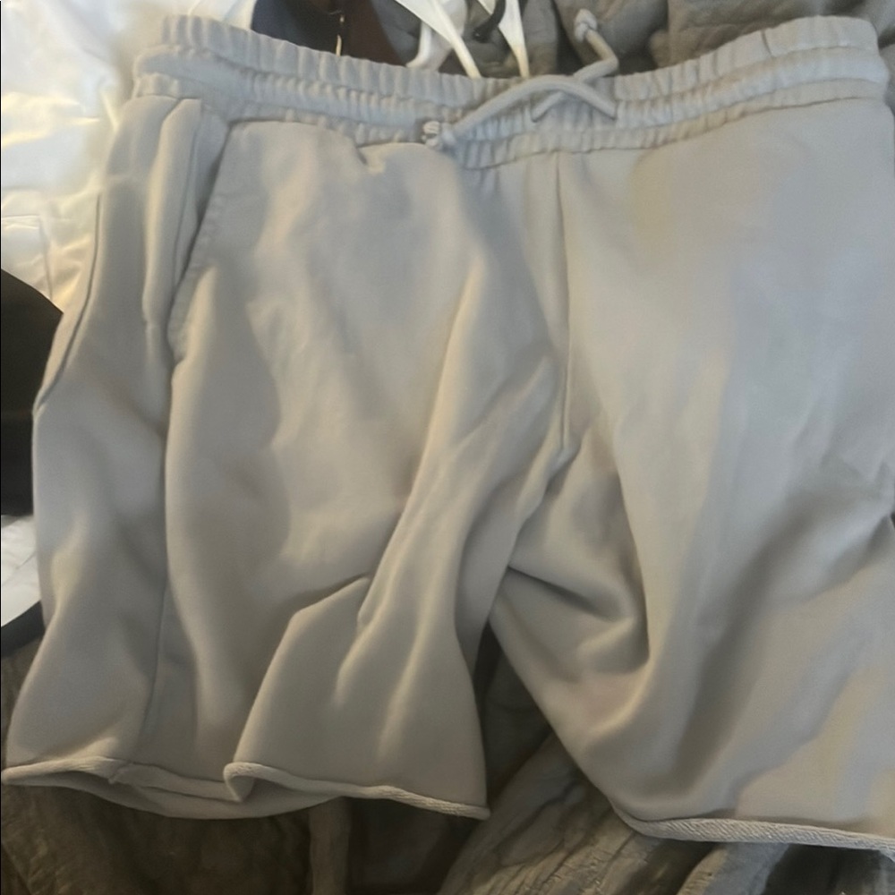 H&M Gray Athletic Shorts with Elastic Waistband